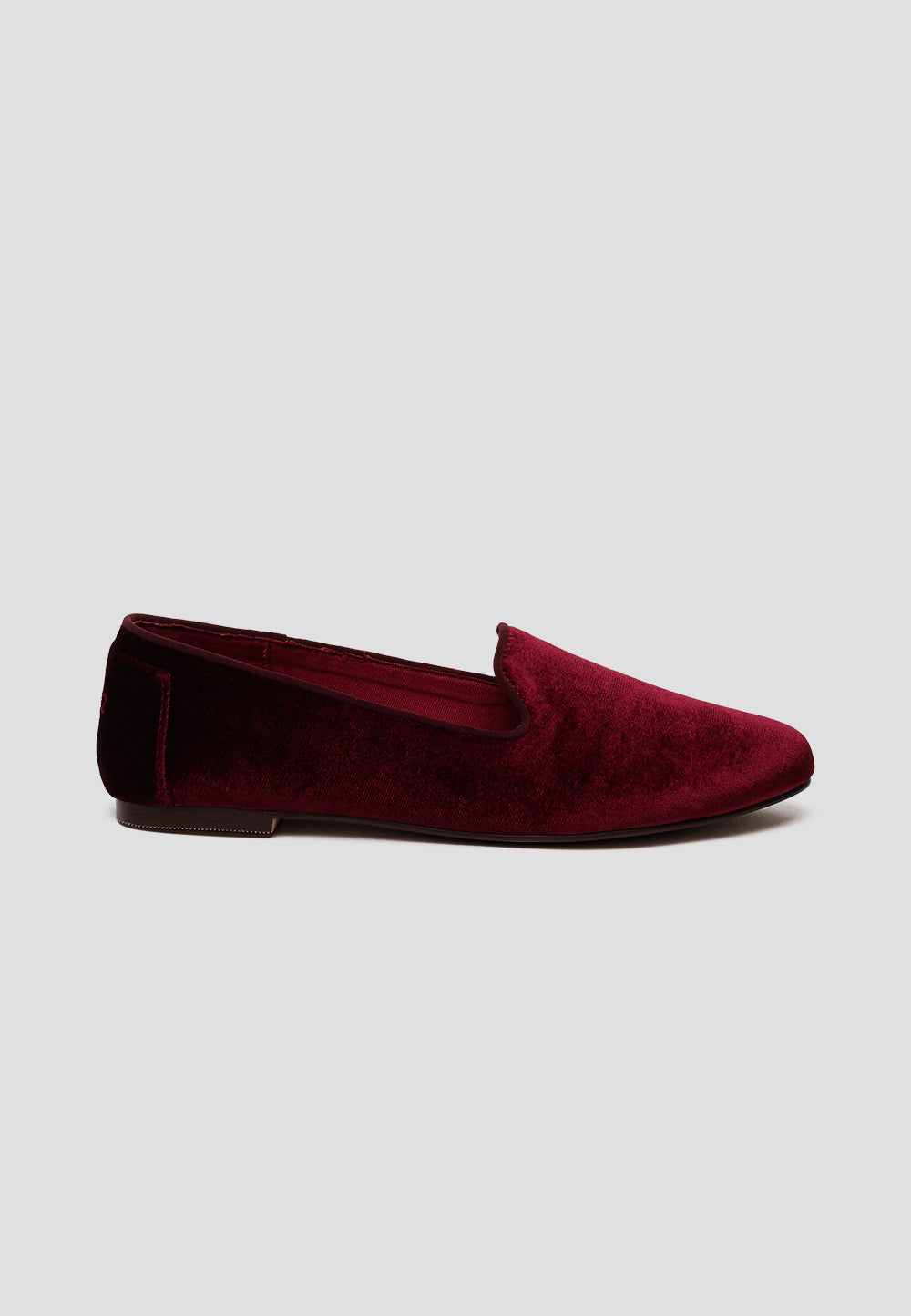paez SLIPPER VELVET BURGUNDY