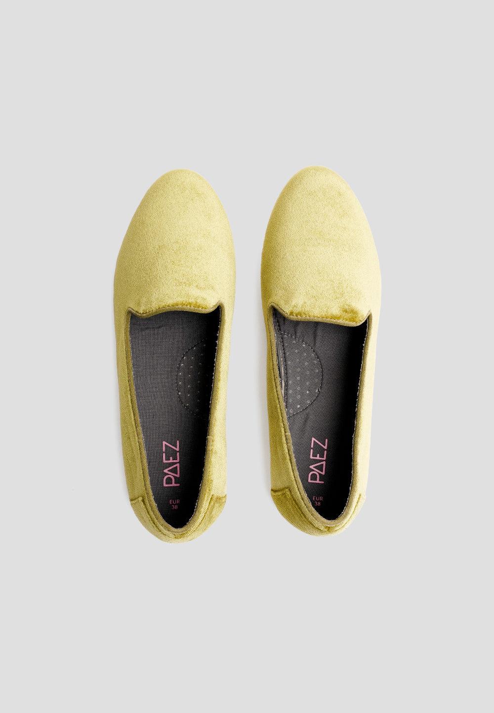 Paez SLIPPER VELVET SYCAMORE GREEN