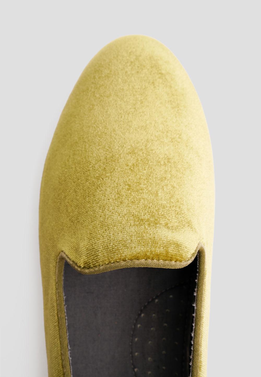 Paez SLIPPER VELVET SYCAMORE GREEN