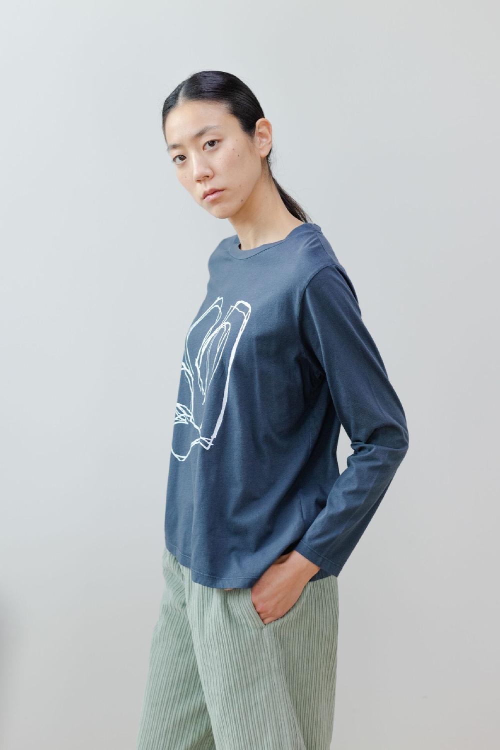 Pan Producto Básico Camiseta Manga Larga Estampado «Garabato»