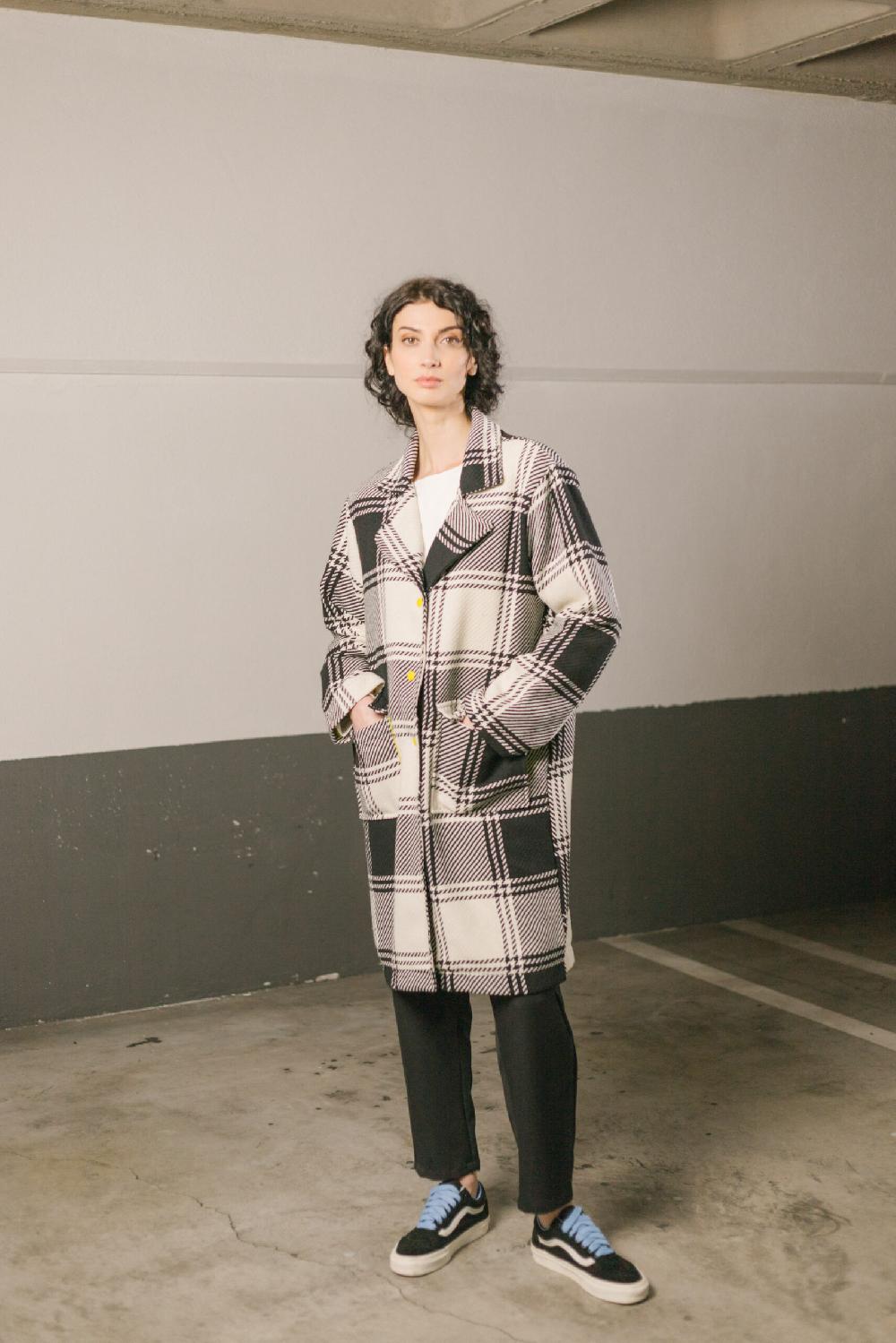 Pan Producto Básico Abrigo De Cuadros