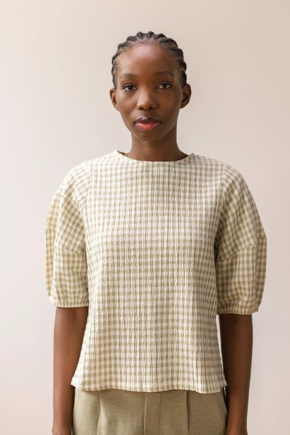 Pan Producto Básico Blusa De Cuadros Vichy