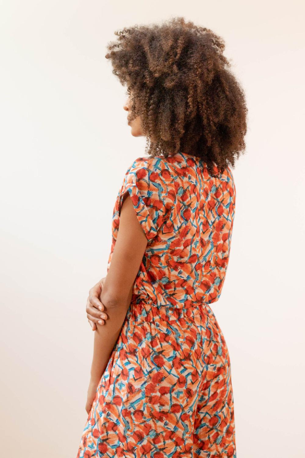 Pan Producto Básico Blusa Estampada