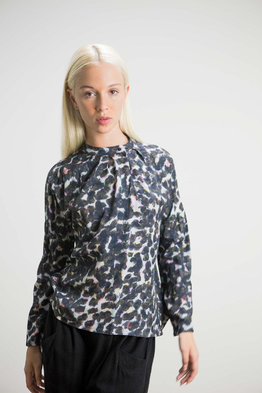 Pan Producto Básico Blusa Estampada