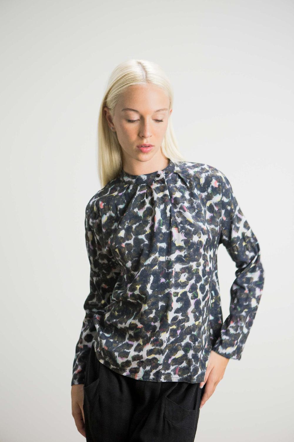 Pan Producto Básico Blusa Estampada