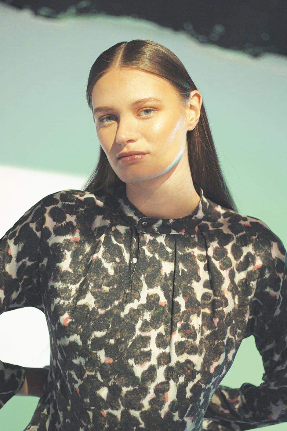 Pan Producto Básico Blusa Estampada