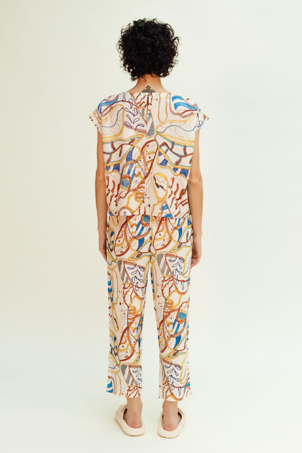 Pan Producto Básico Blusa Estampado Colores