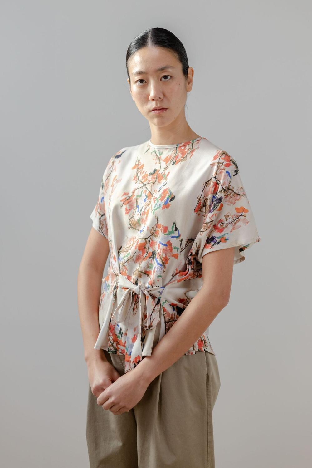 pan producto básico Blusa estampado japonés