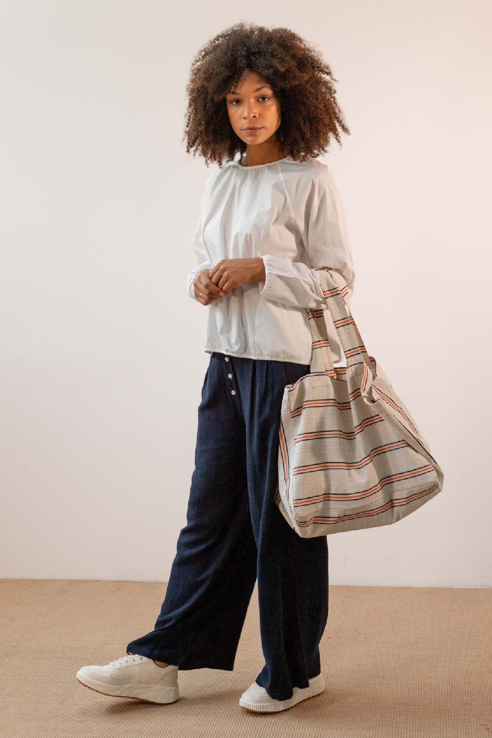 Pan Producto Básico Bolso De Rayas