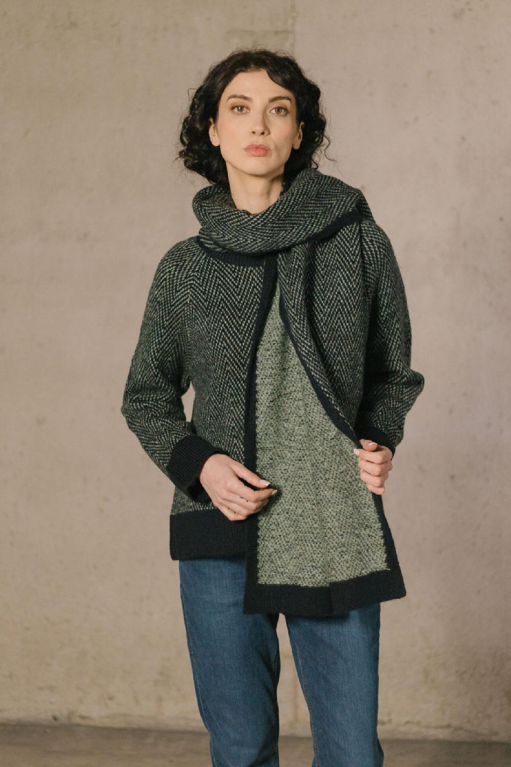 Pan Producto Básico Bufanda Espiga Azul