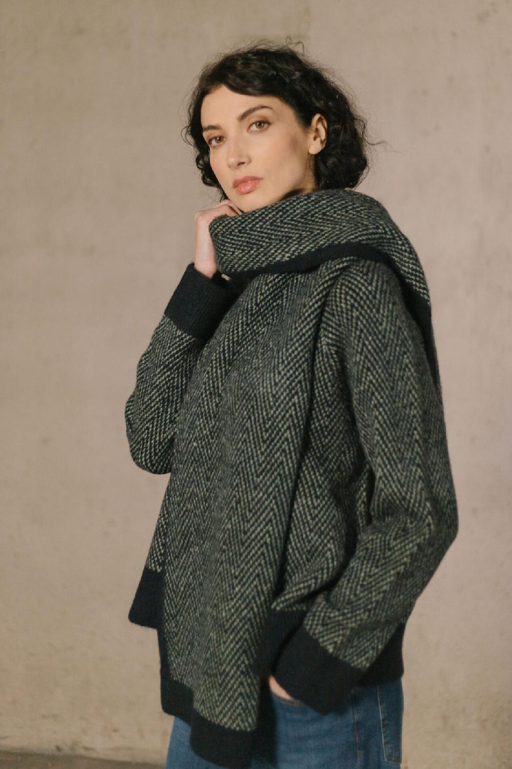 Pan Producto Básico Bufanda Espiga Azul