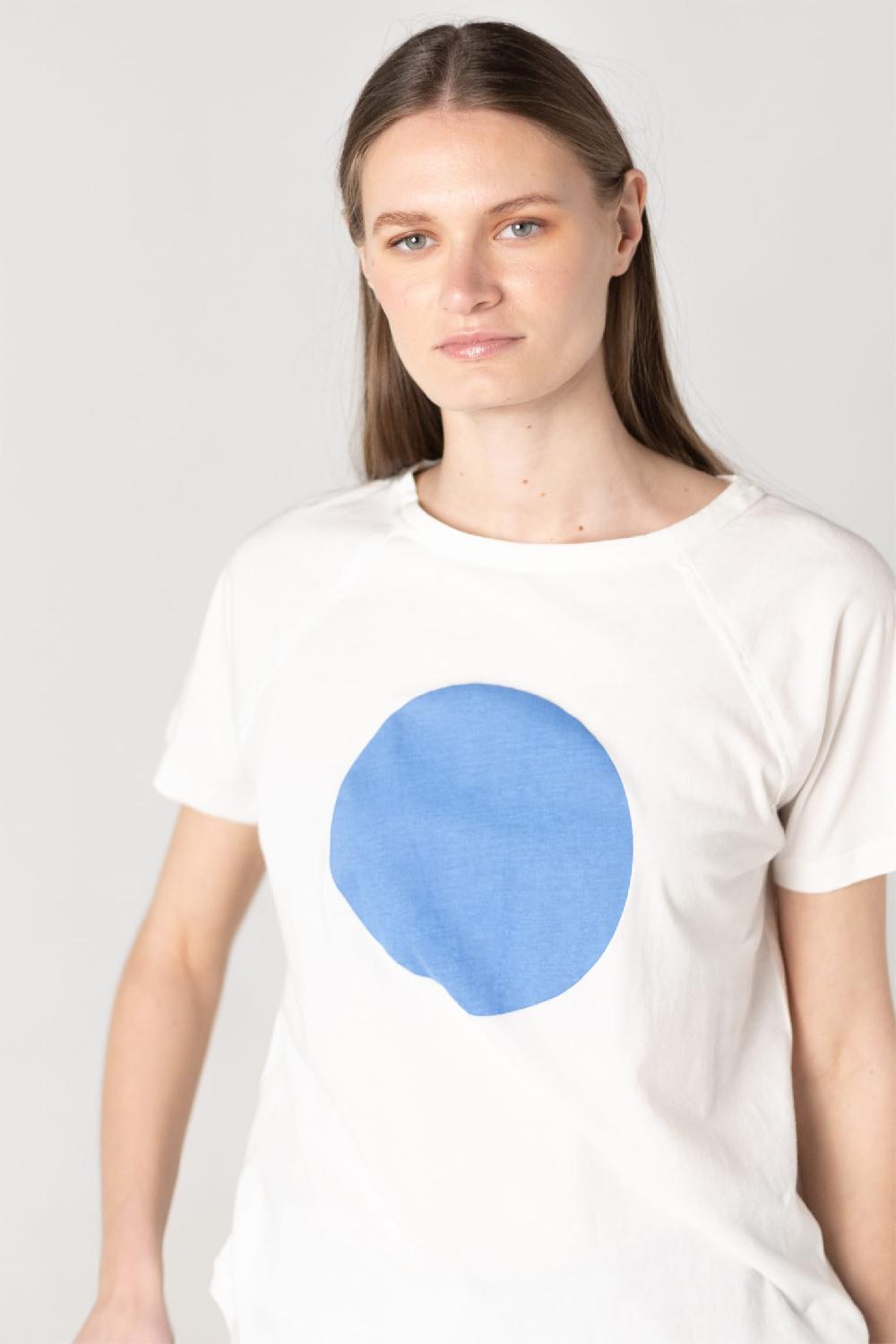 Pan Producto Básico Camiseta Blanca Estampada