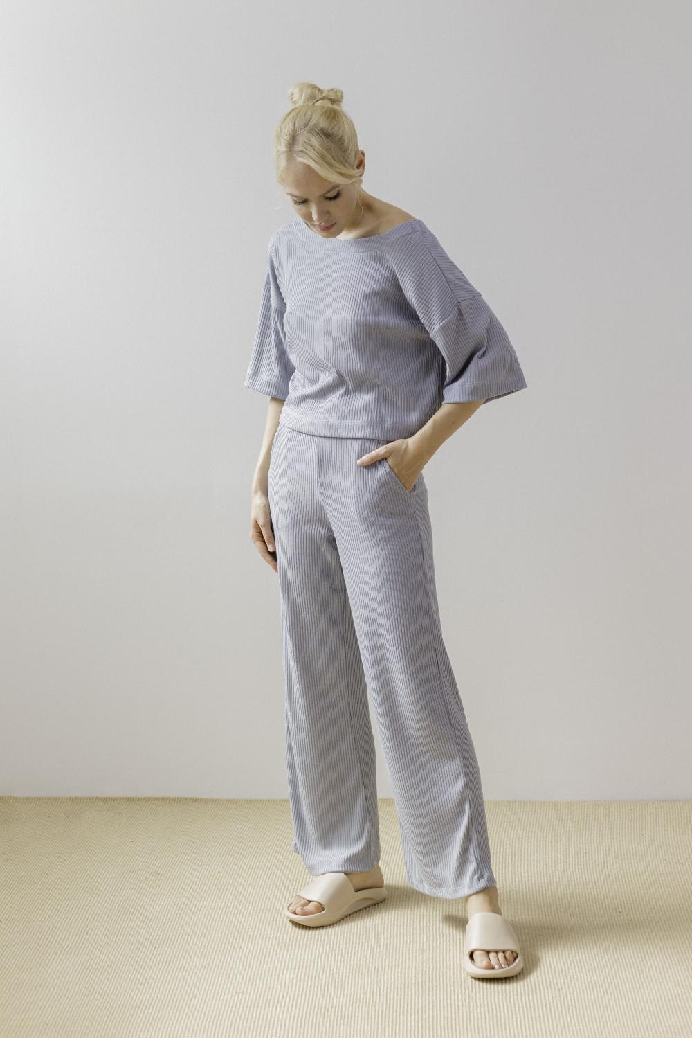 Pan Producto Básico Camiseta Canalé Azul