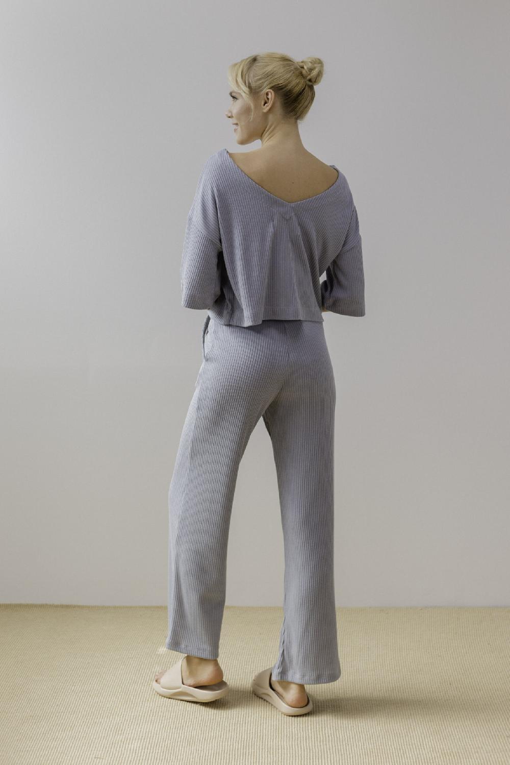 Pan Producto Básico Camiseta Canalé Azul