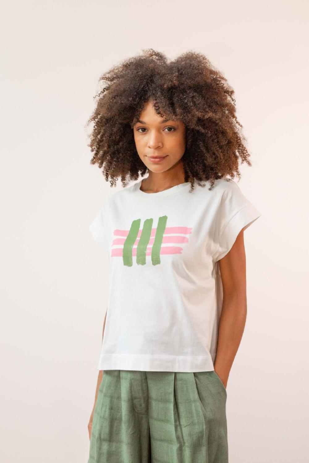 pan producto básico Camiseta cruda estampada