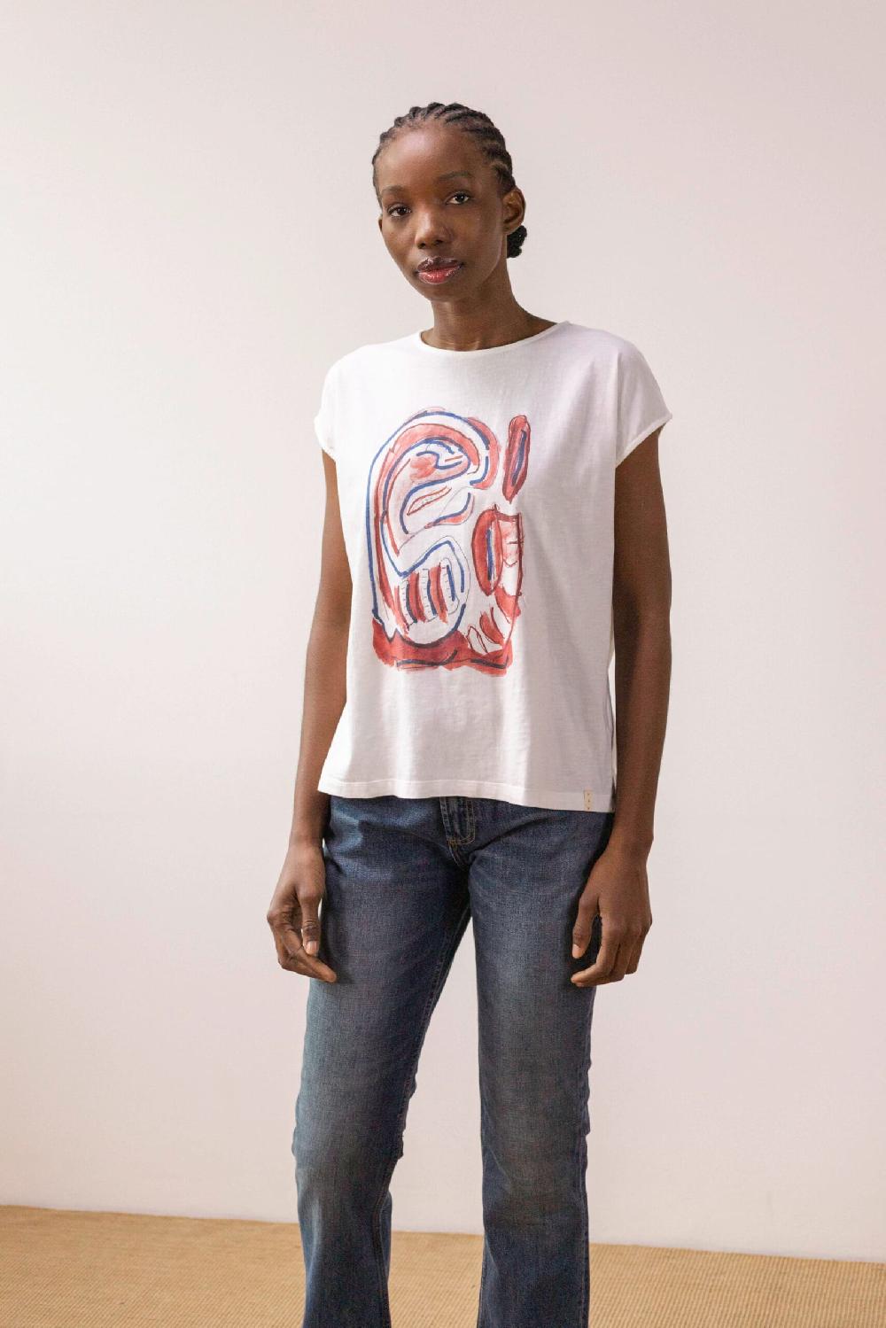 pan producto básico Camiseta estampada oversize