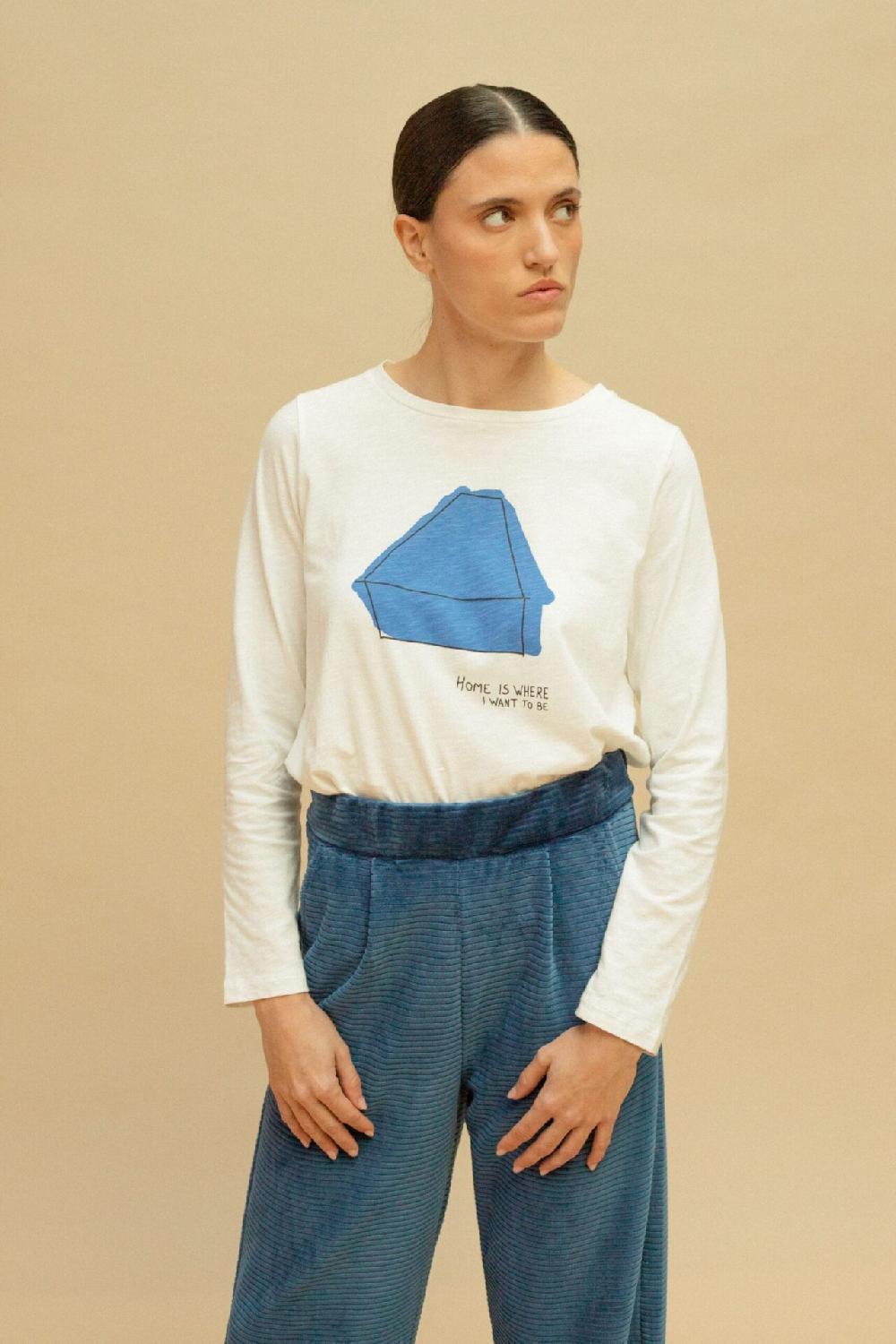 Pan Producto Básico Camiseta Manga Larga Casita