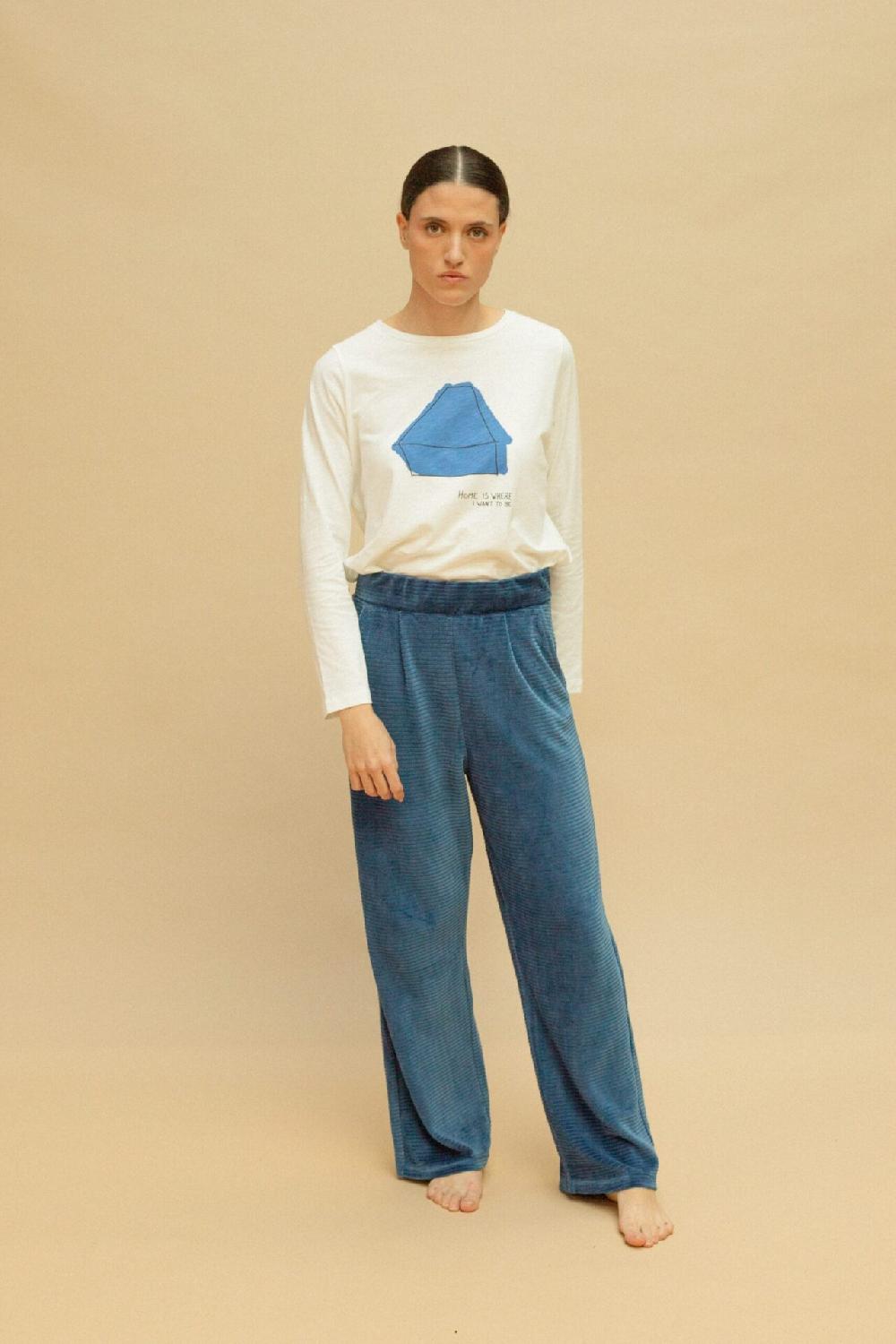 Pan Producto Básico Camiseta Manga Larga Casita