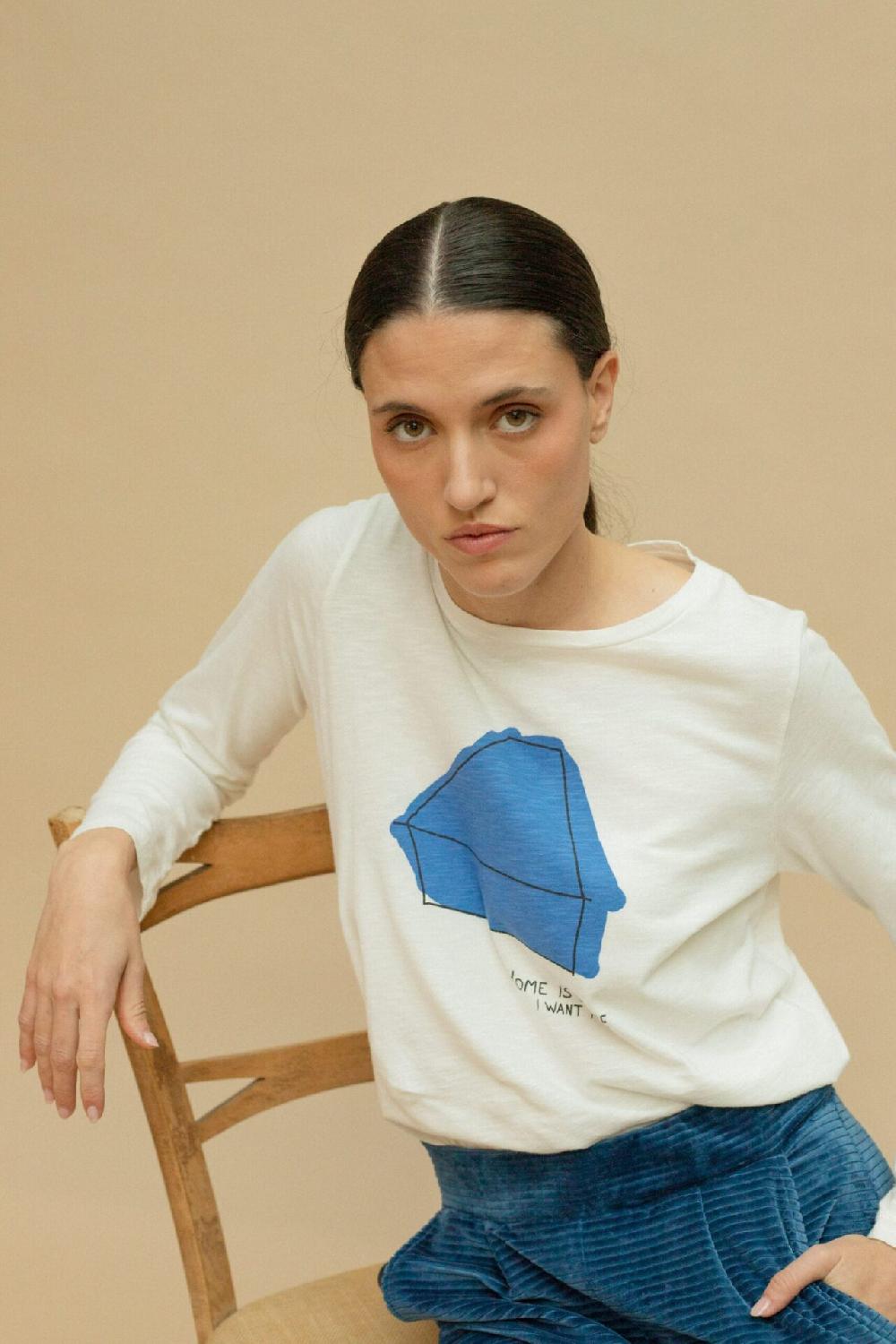 Pan Producto Básico Camiseta Manga Larga Casita