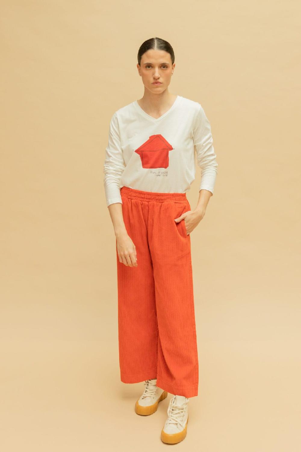 pan producto básico Camiseta manga larga casita