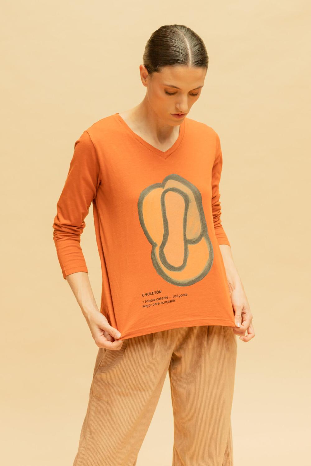 Pan Producto Básico Camiseta Manga Larga Chuletón