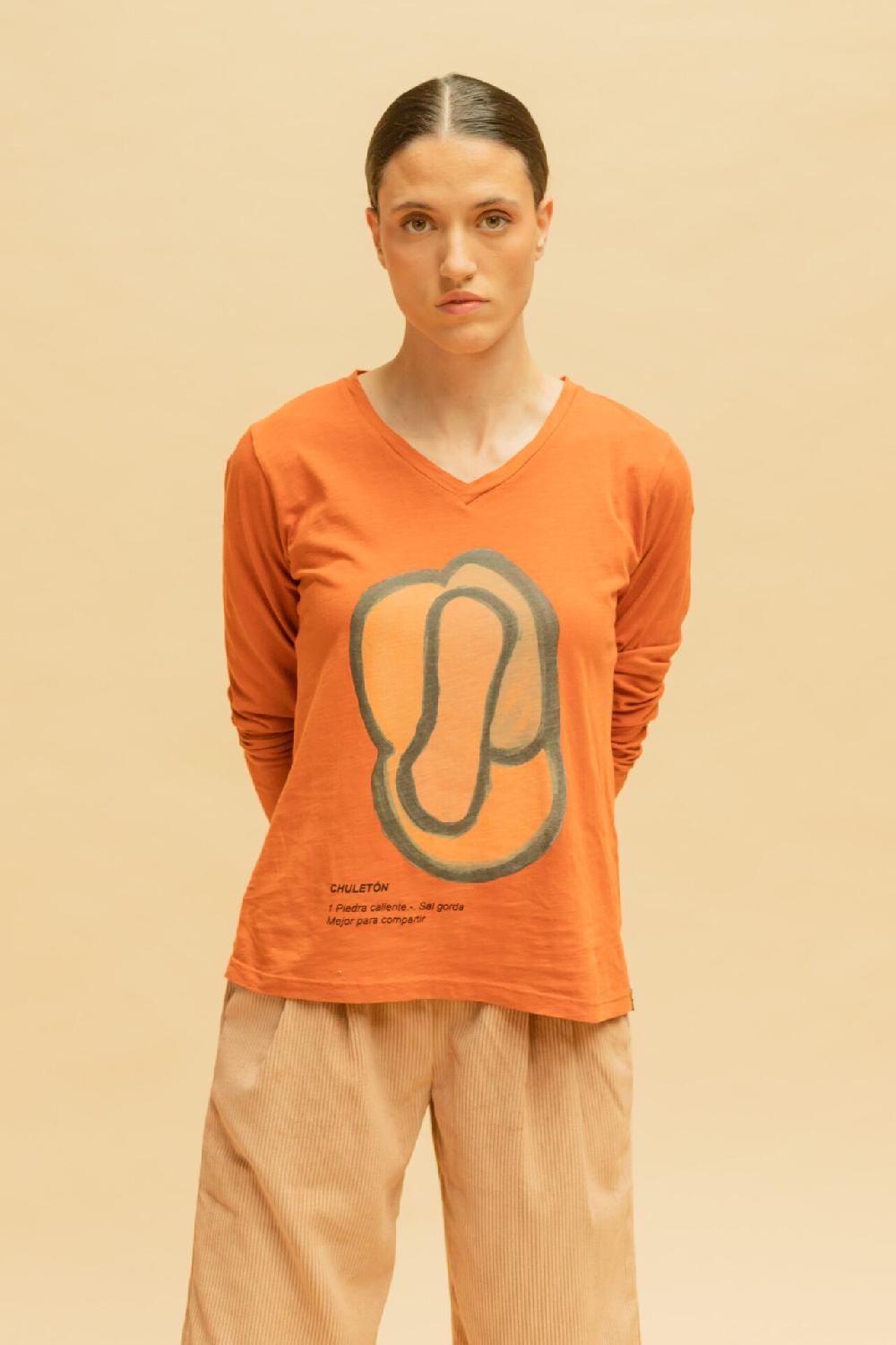 Pan Producto Básico Camiseta Manga Larga Chuletón