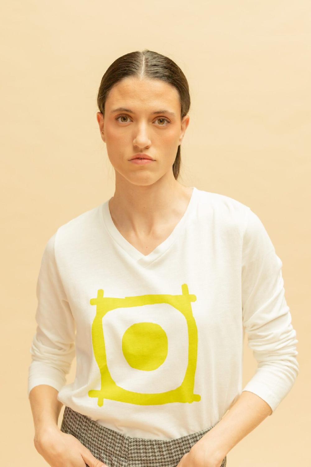 Pan Producto Básico Camiseta Manga Larga Estampada