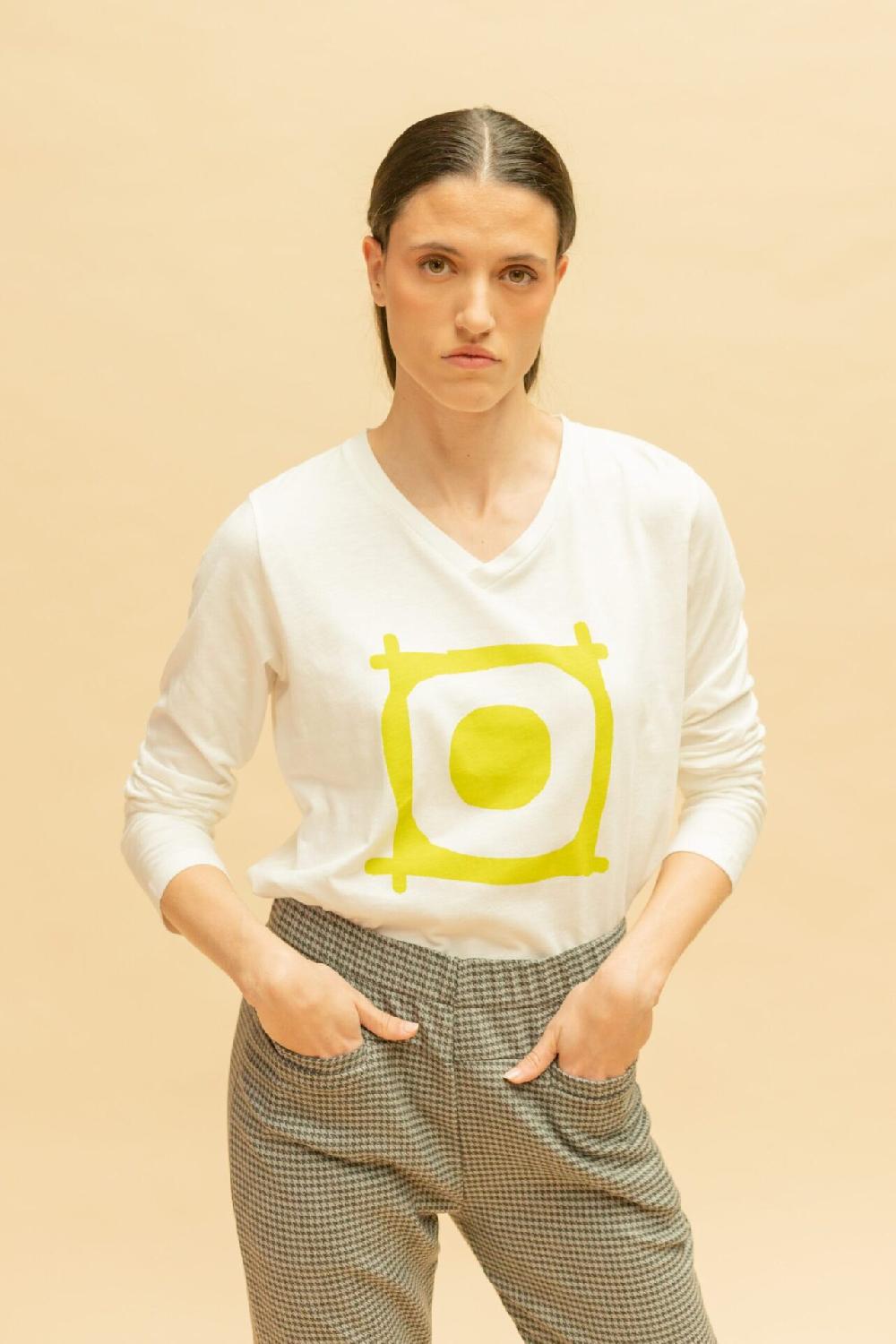 Pan Producto Básico Camiseta Manga Larga Estampada