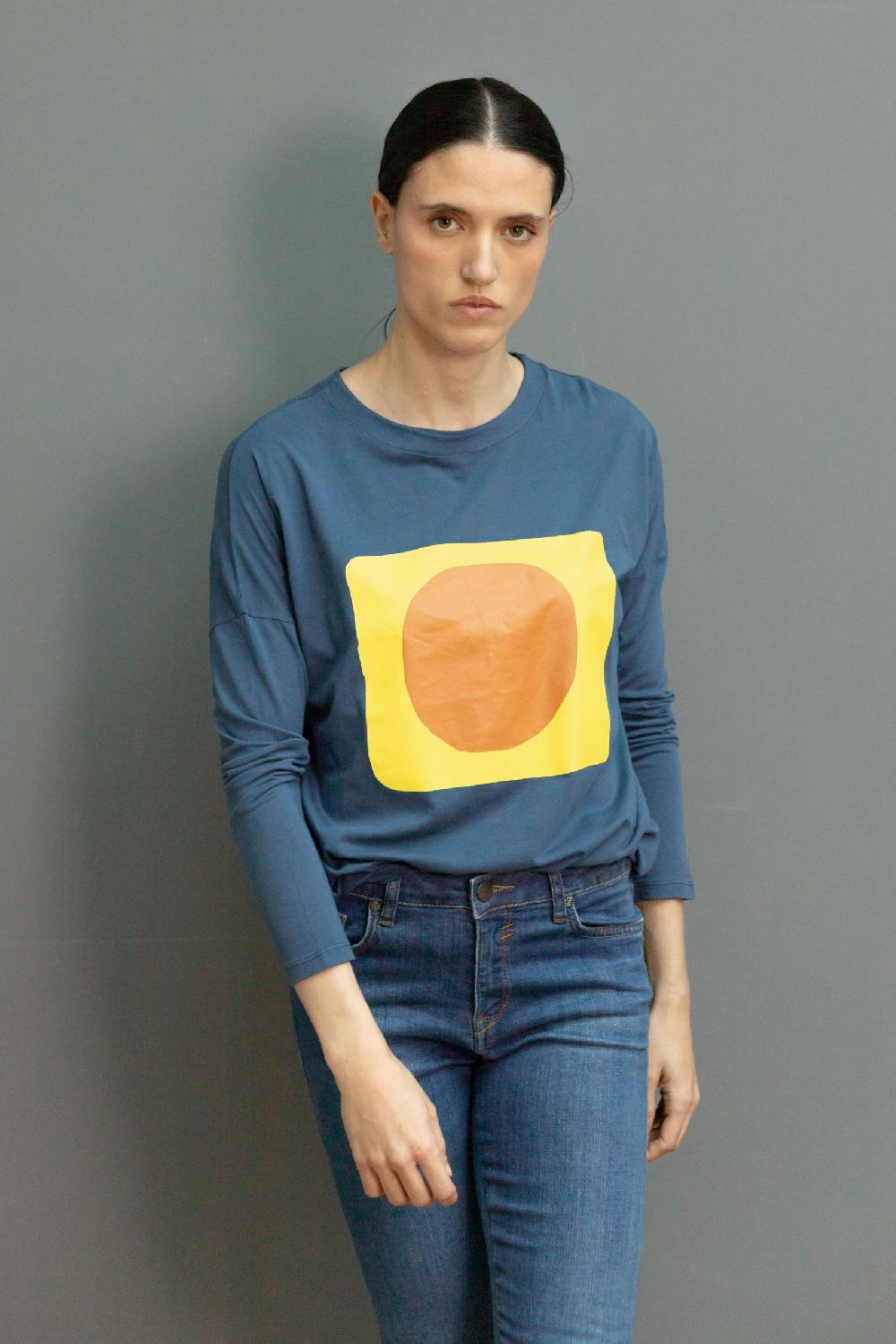 Pan Producto Básico Camiseta Manga Larga Ilustrada