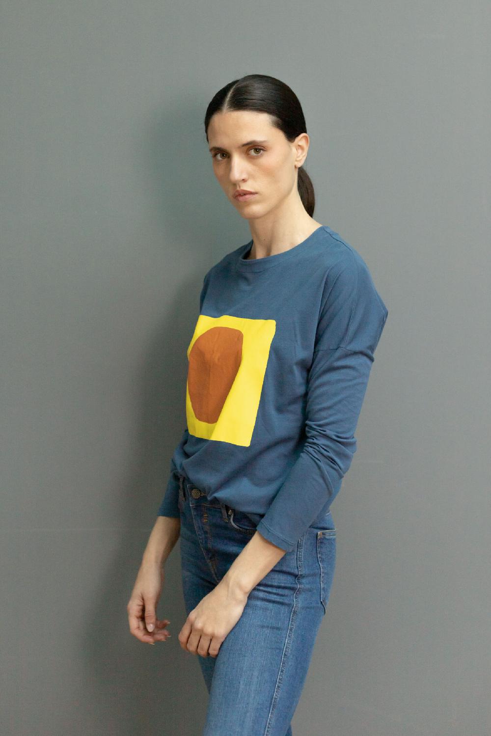 Pan Producto Básico Camiseta Manga Larga Ilustrada