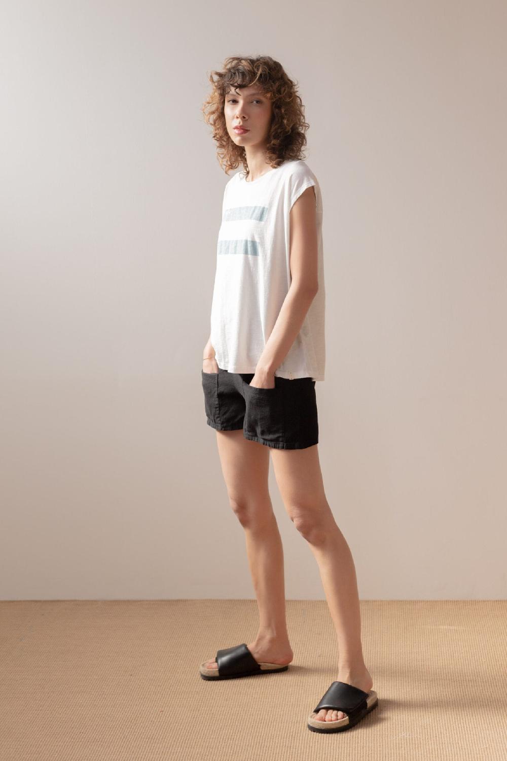 Pan Producto Básico Camiseta Rayas Azules