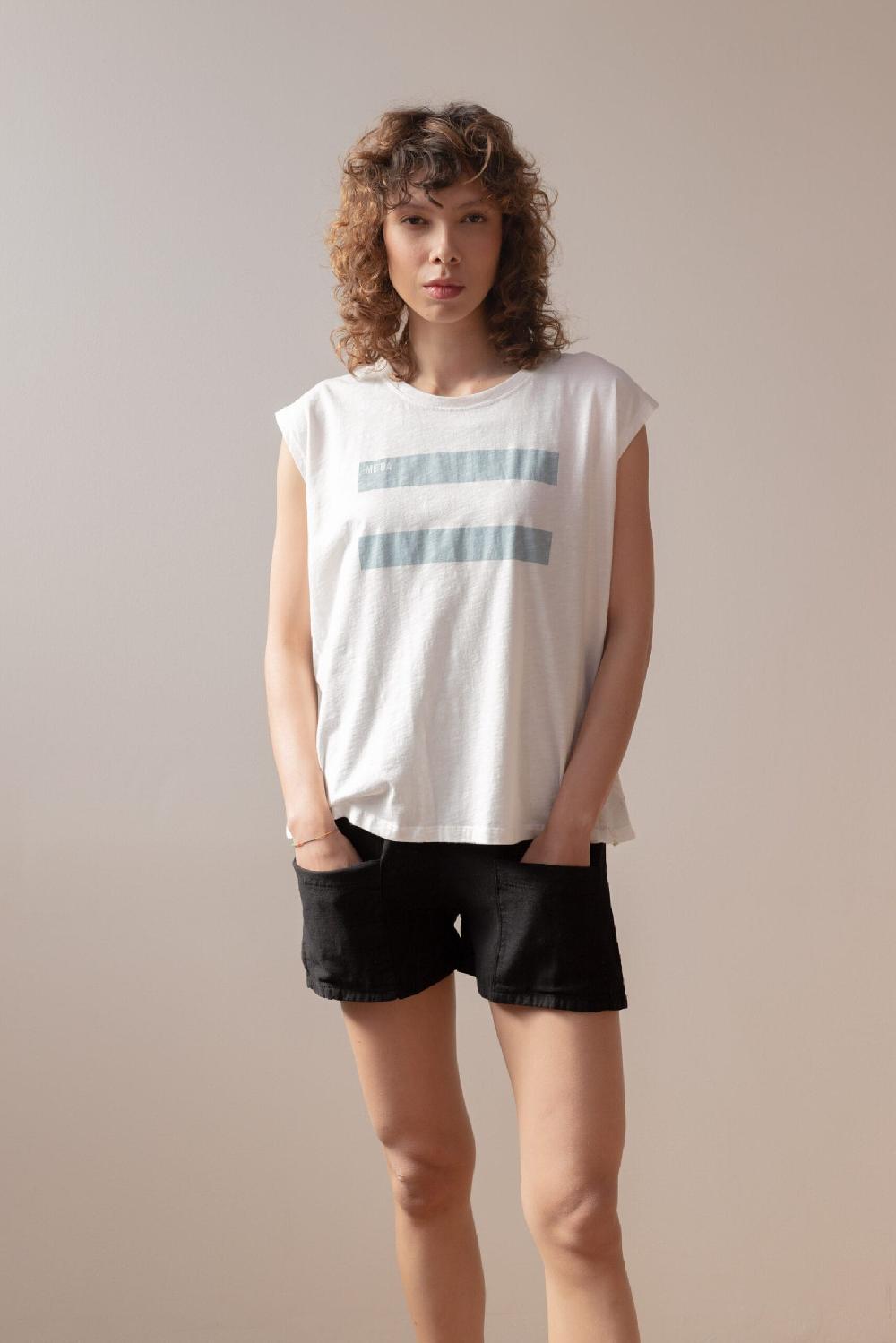 pan producto básico Camiseta rayas azules