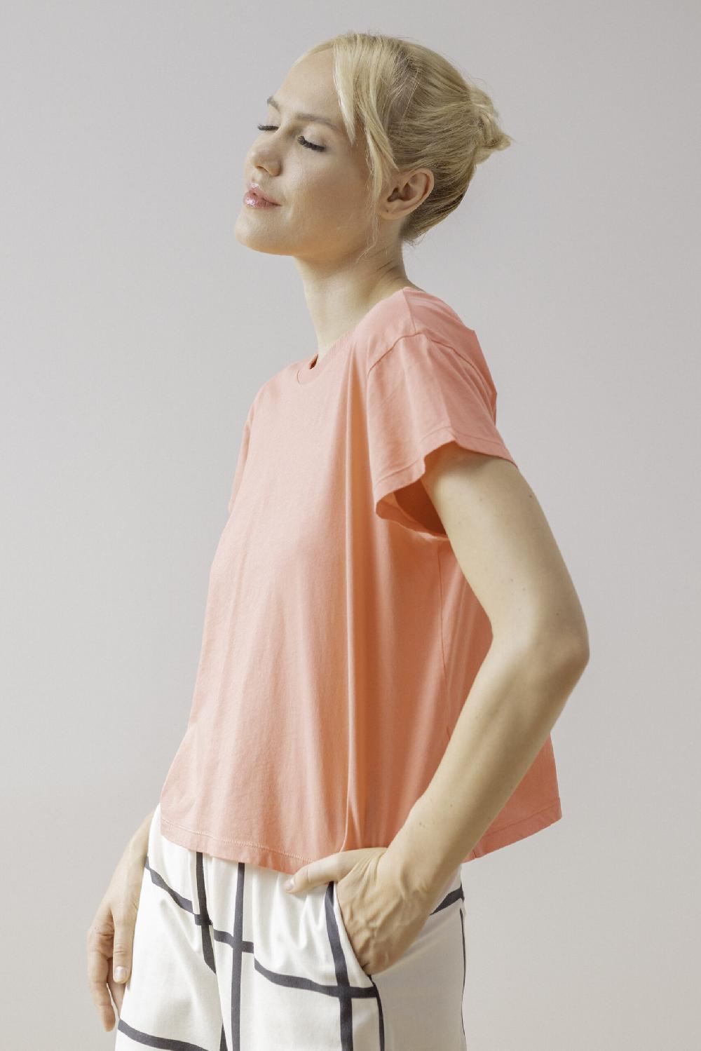 Pan Producto Básico Camiseta Rosa Oversize