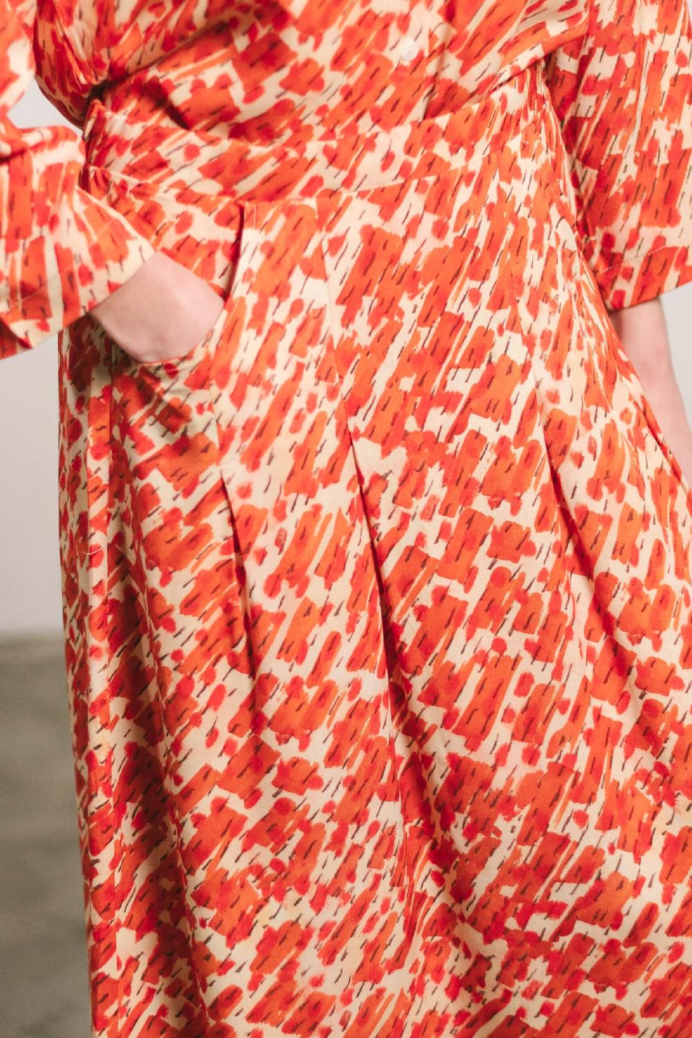 Pan Producto Básico Falda Estampada Larga