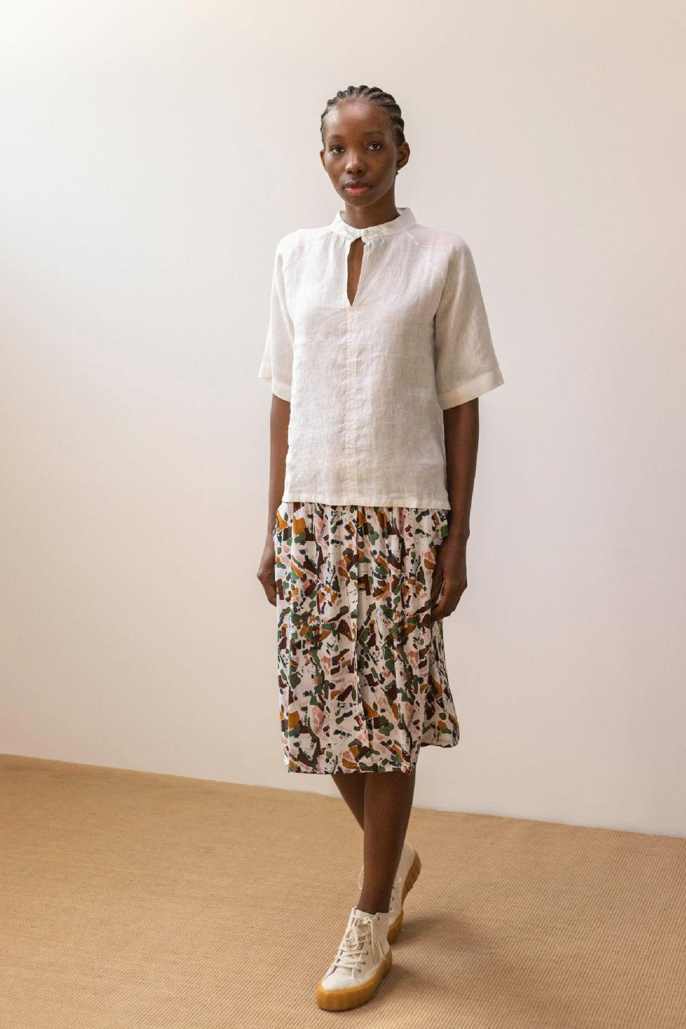 Pan Producto Básico Falda Estampado Geométrico