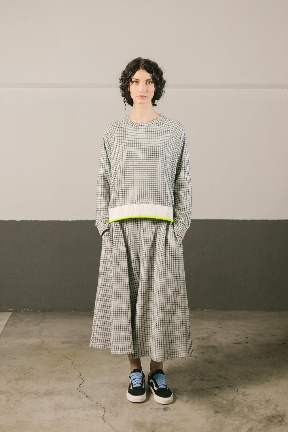 Pan Producto Básico Falda Pantalón Cuadritos