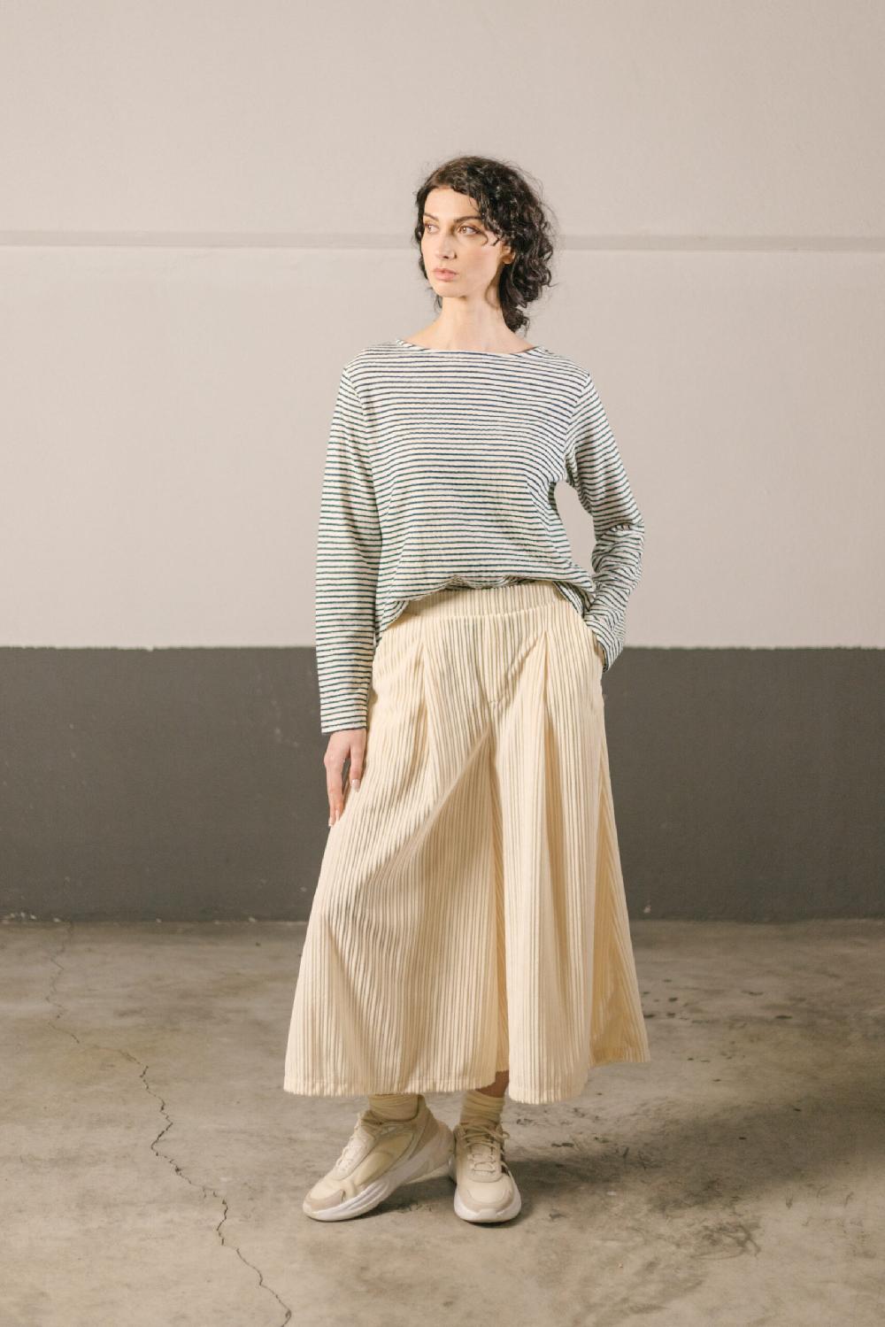 Pan Producto Básico Falda Pantalón De Pana Larga