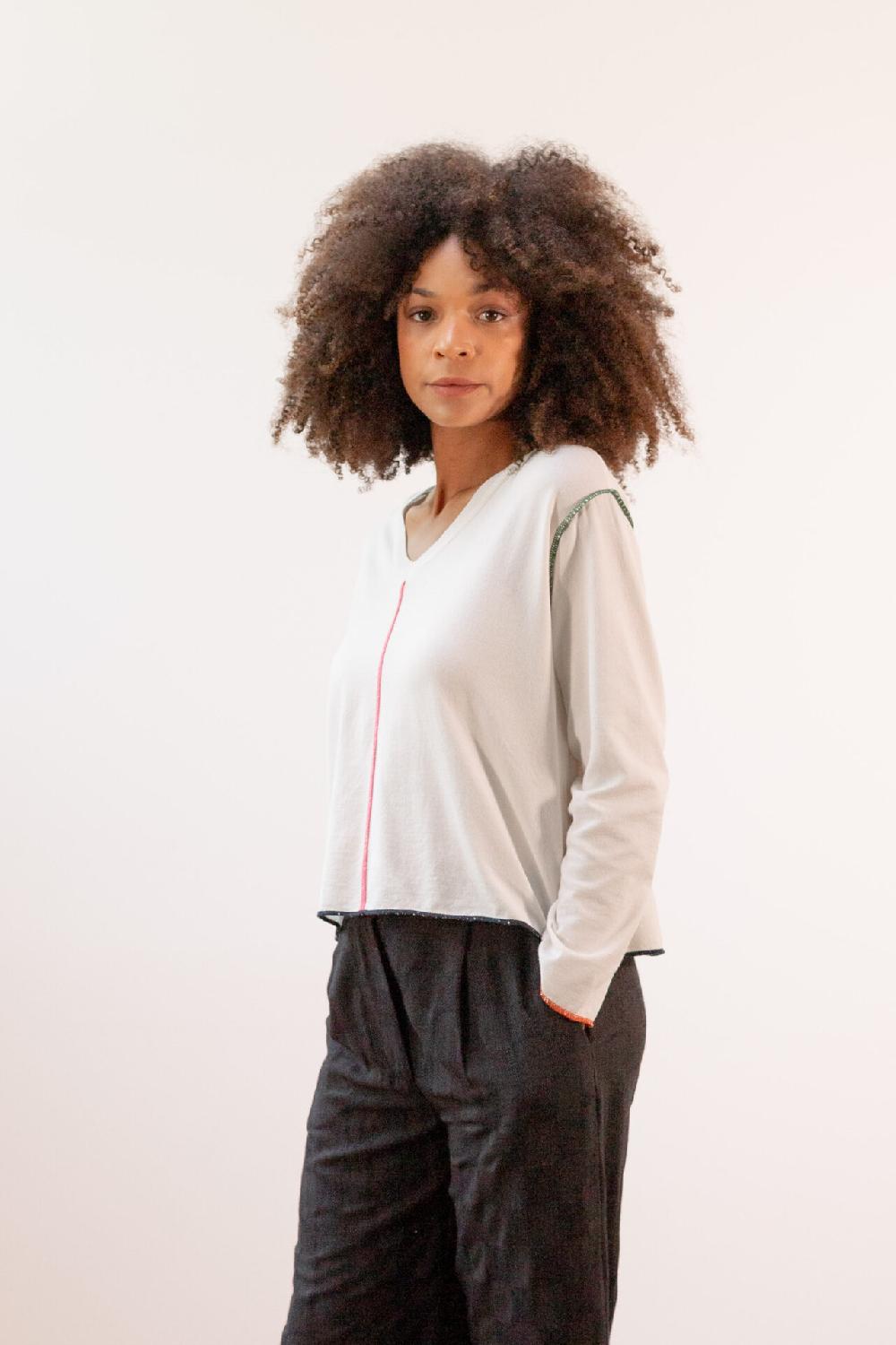 Pan Producto Básico Jersey Blanco De Pico