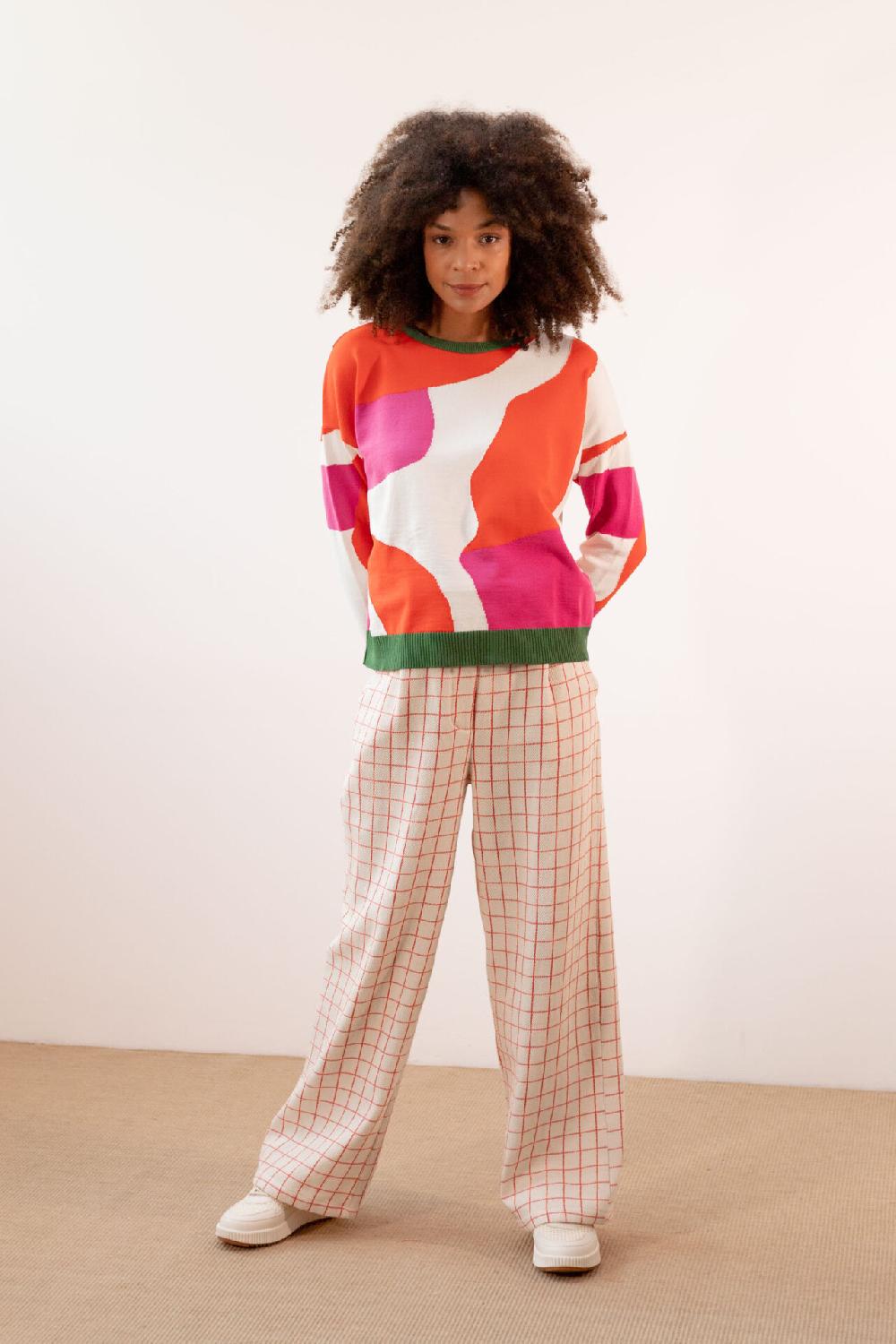 Pan Producto Básico Jersey De Punto De Colores