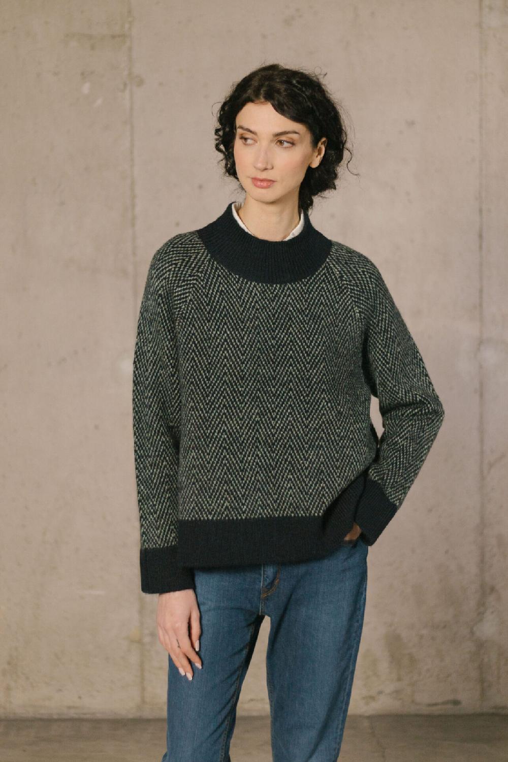 pan producto básico Jersey espiga azul