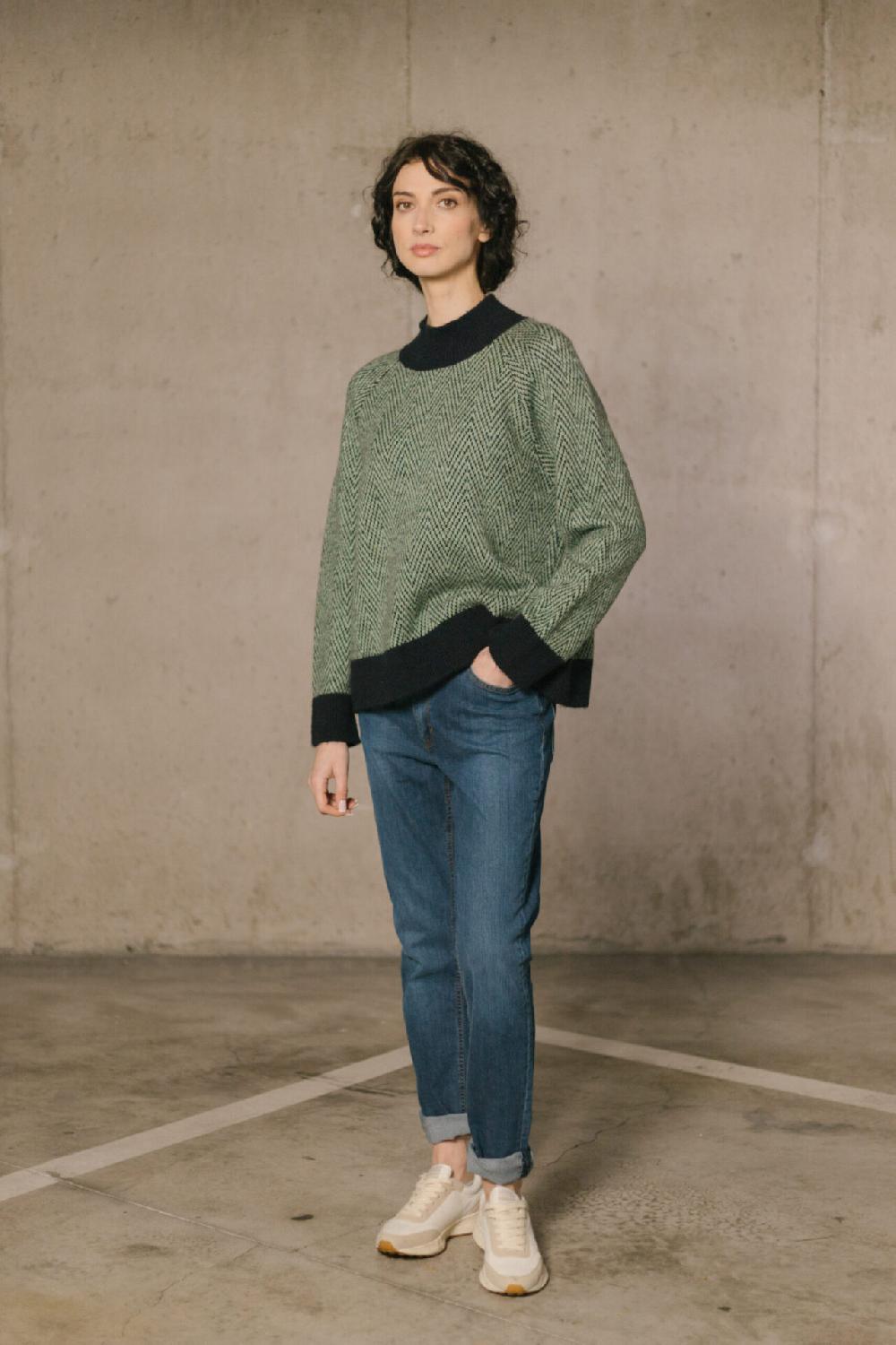 Pan Producto Básico Jersey Espiga Verde