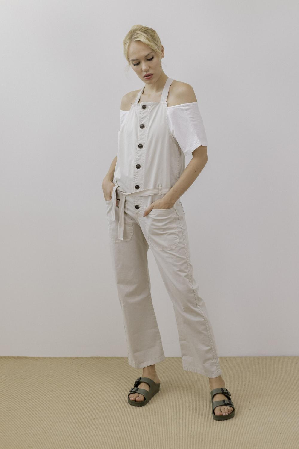 Pan Producto Básico Mono Beige Tirantes Halter