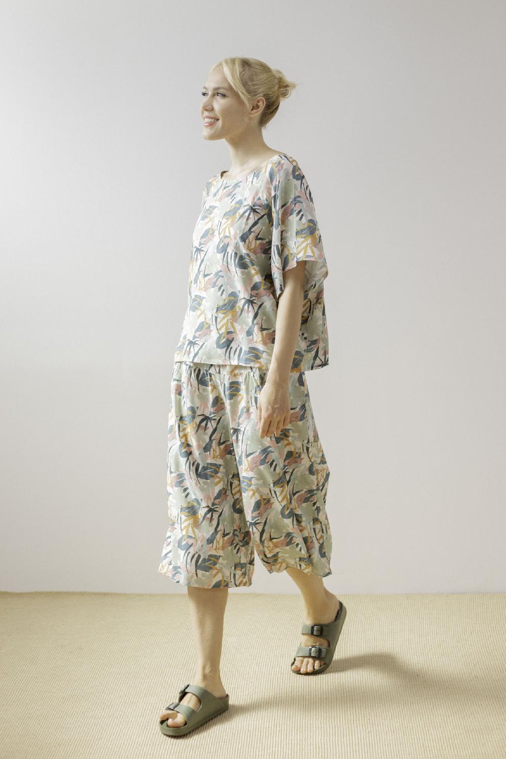 Pan Producto Básico Pantalón Amplio Estampado