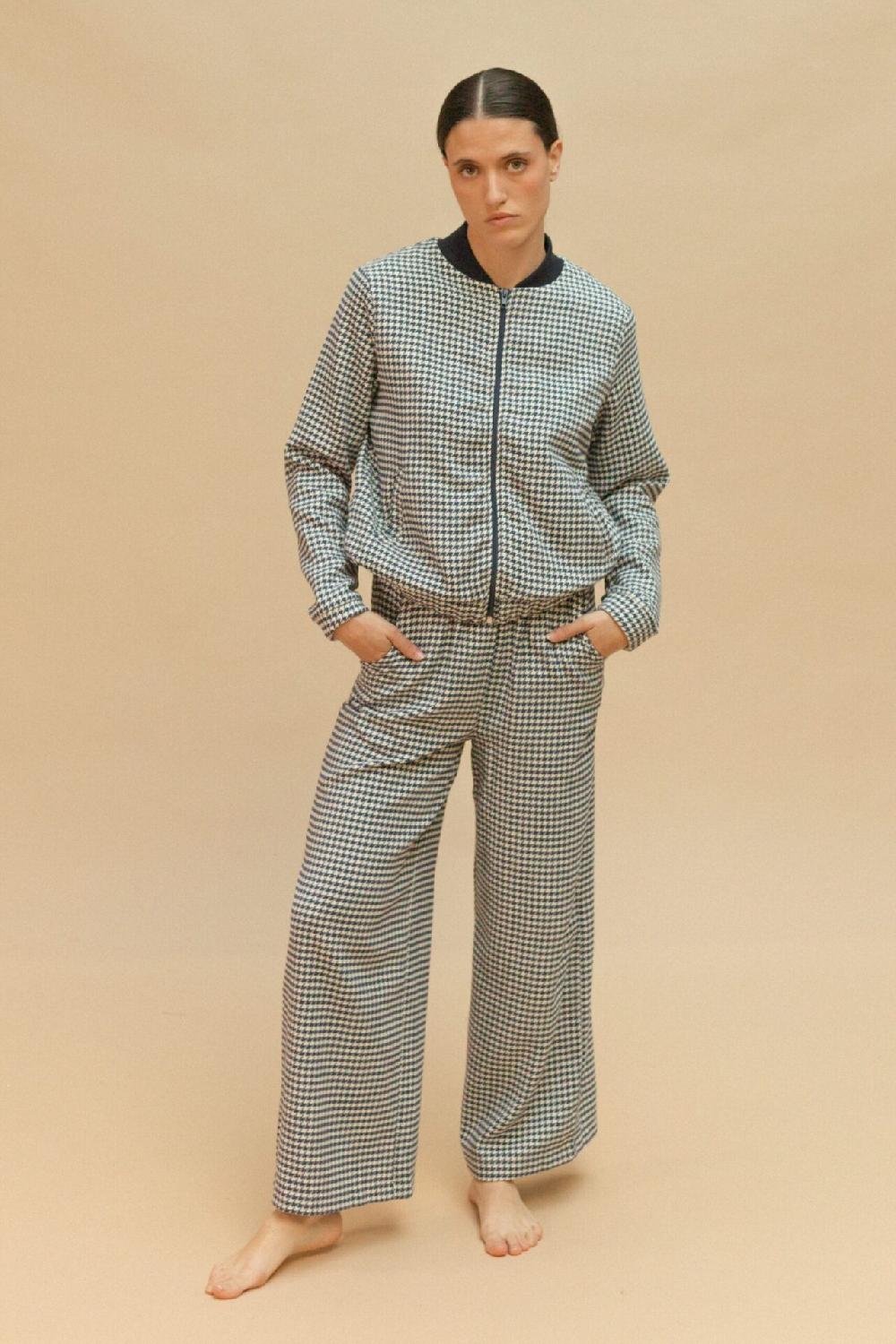 Pan Producto Básico Pantalón Amplio Pata De Gallo