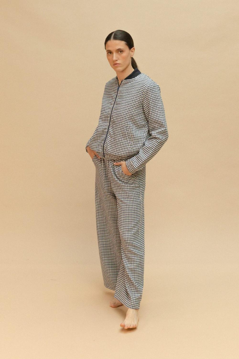 Pan Producto Básico Pantalón Amplio Pata De Gallo