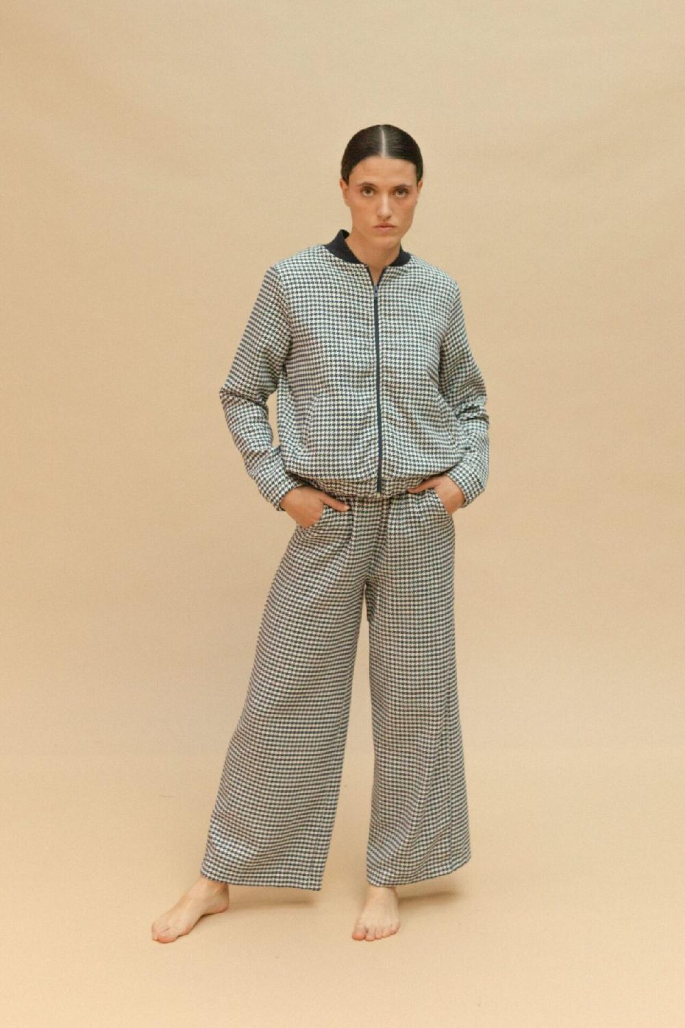 Pan Producto Básico Pantalón Amplio Pata De Gallo