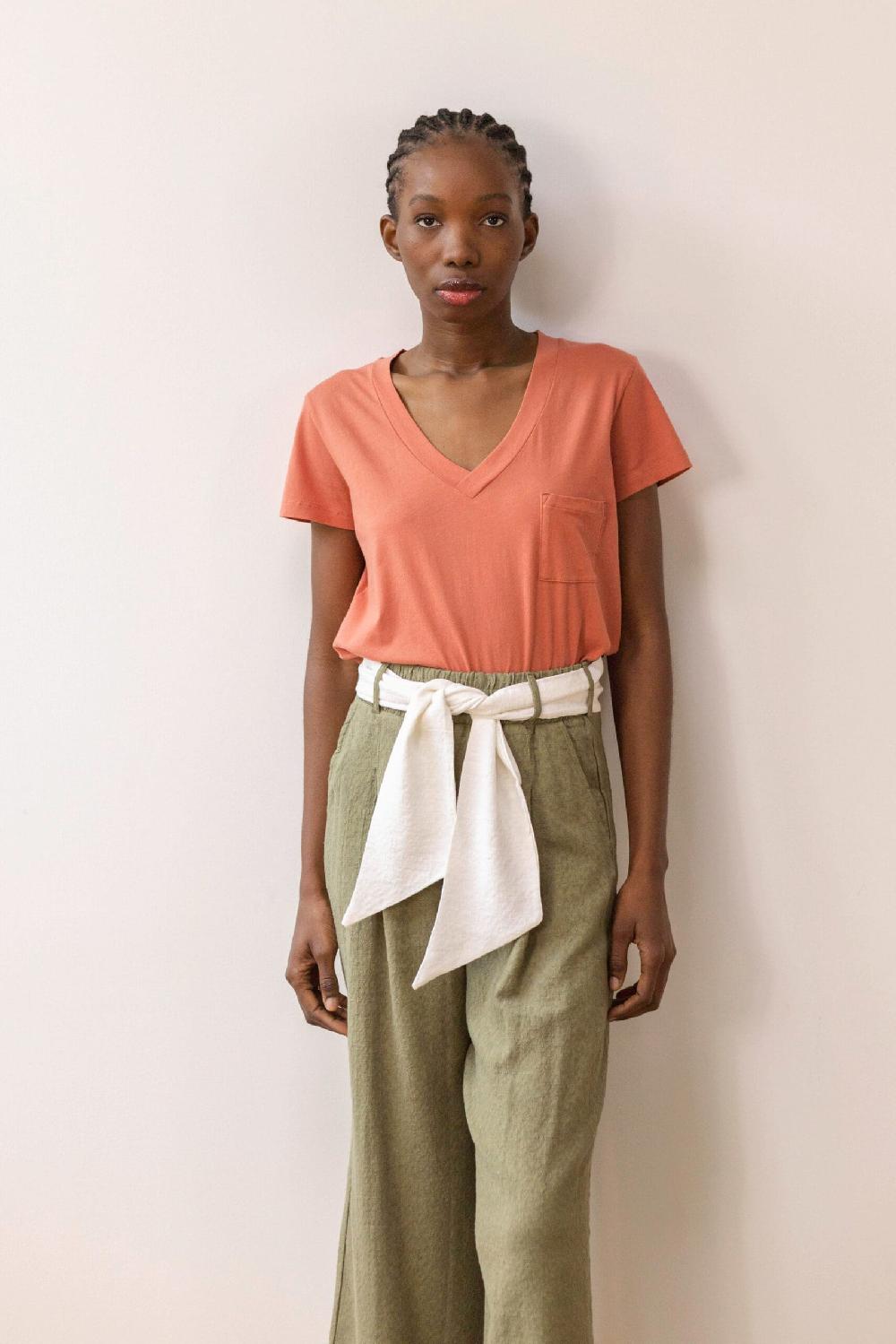 Pan Producto Básico Pantalón Caqui Textura