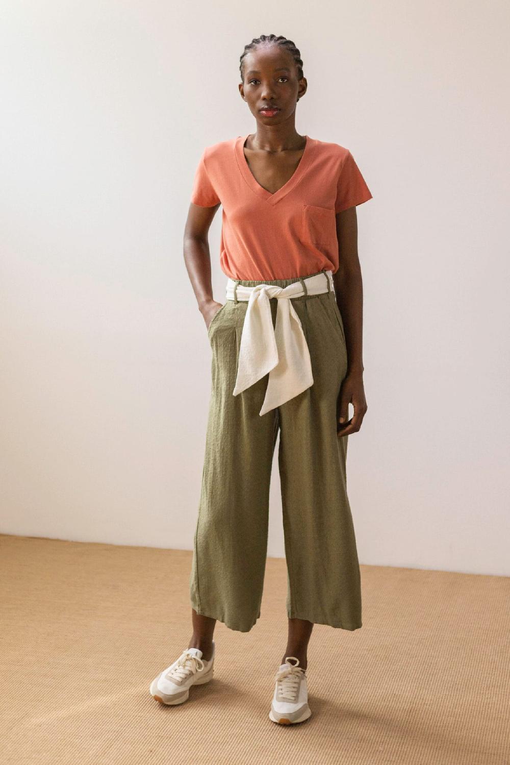 pan producto básico Pantalón caqui textura