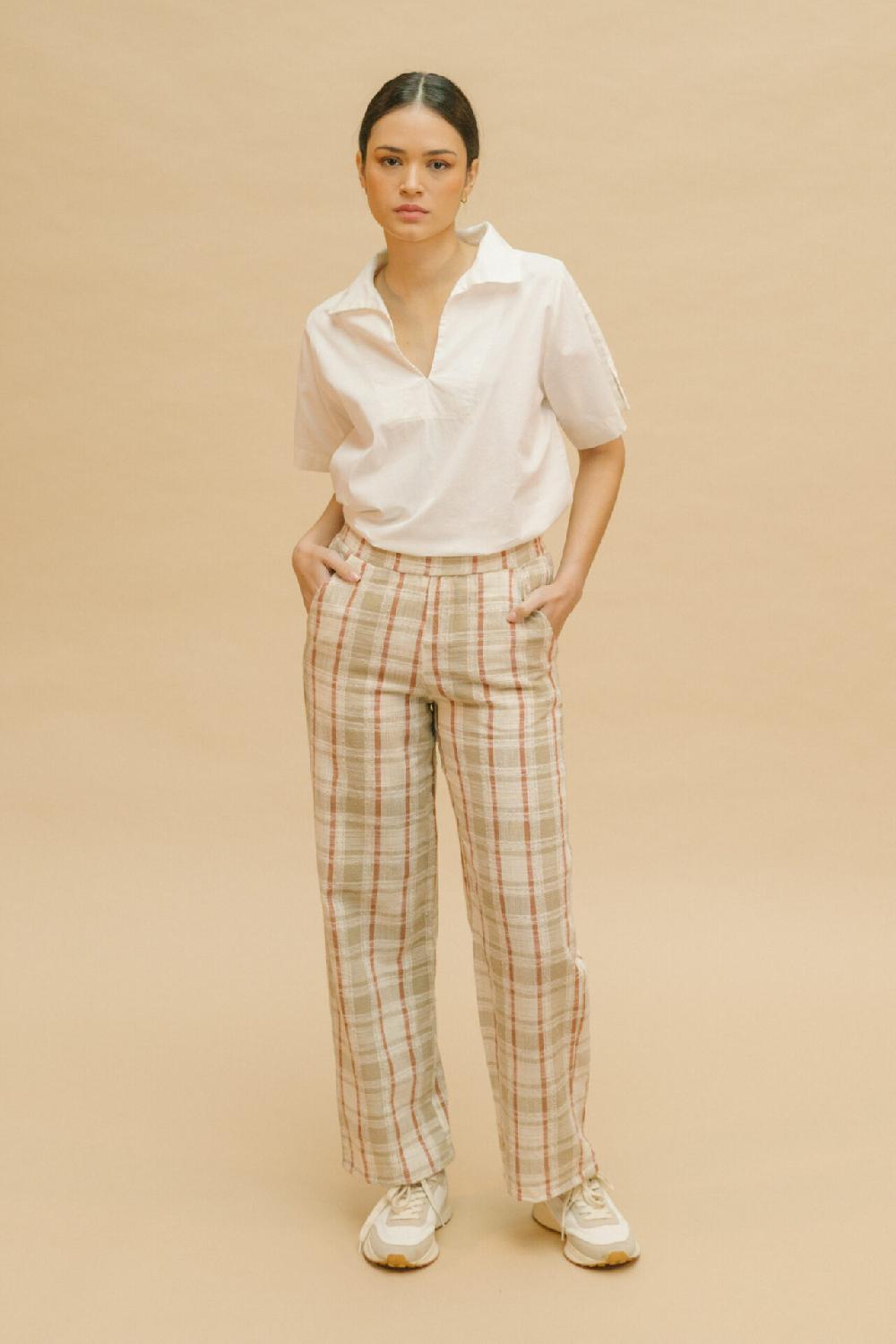 pan producto básico Pantalón cuadros caldero