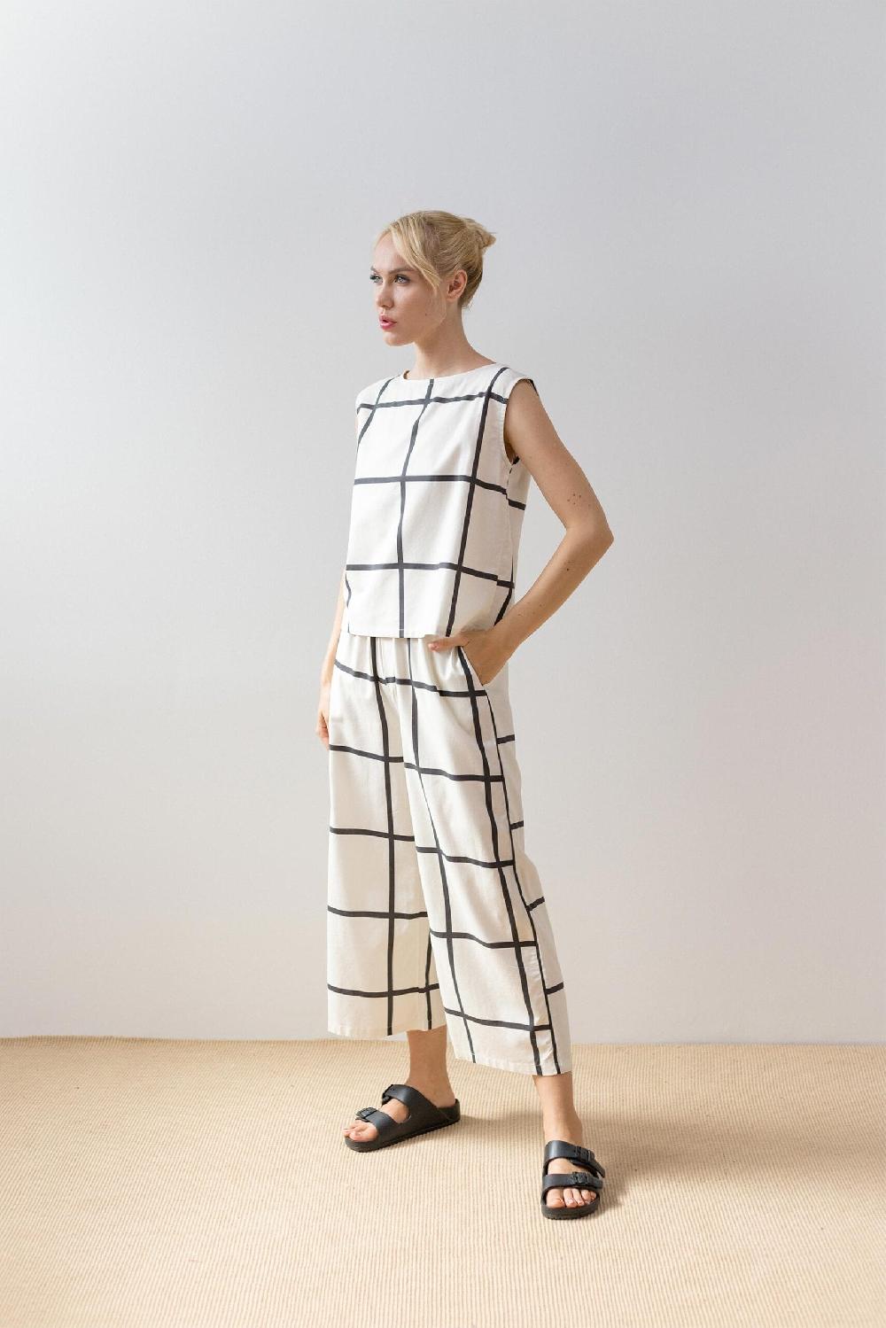 Pan Producto Básico Pantalón De Cuadros